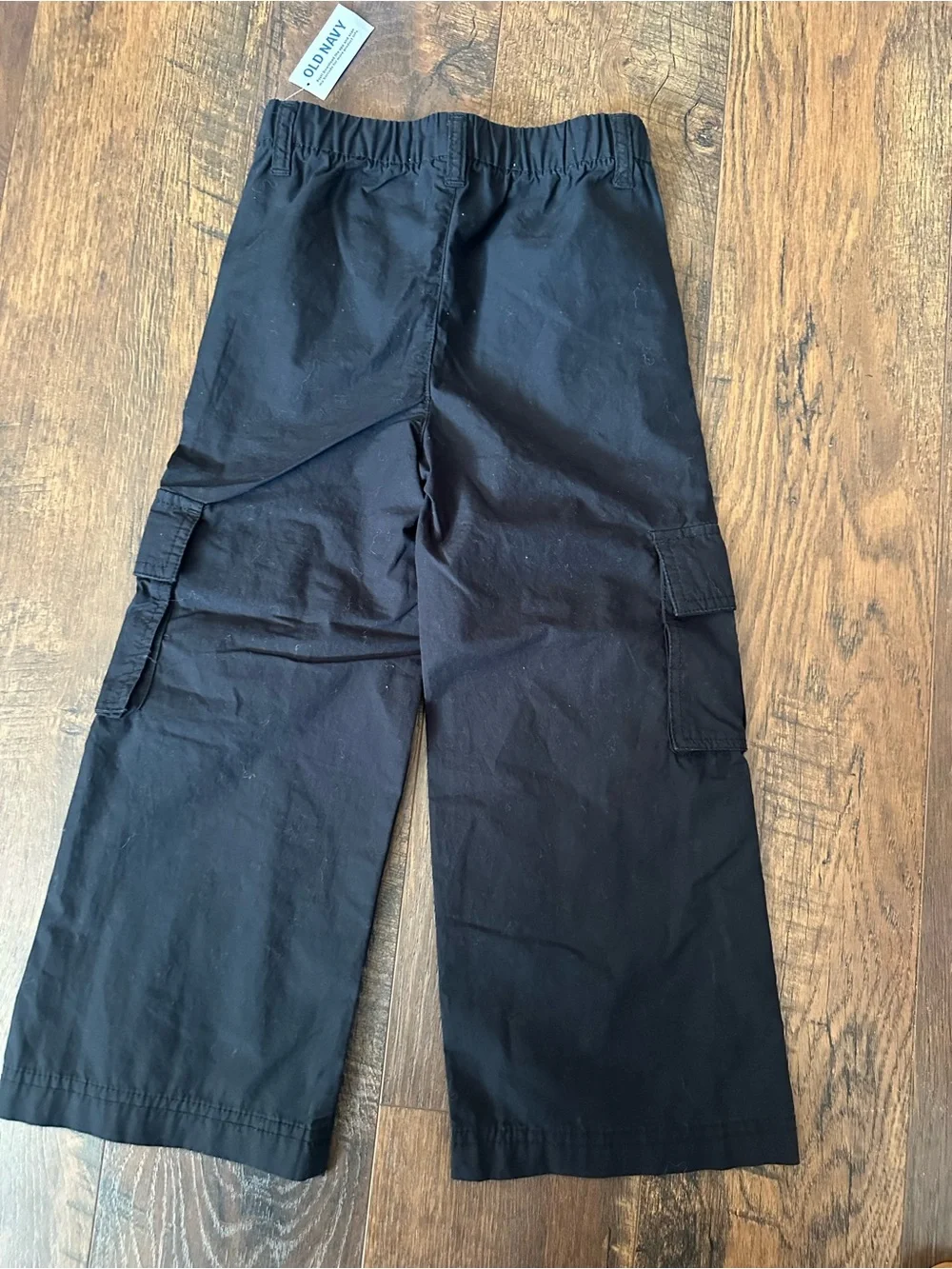 Girls Cargo Pants - Black size 5